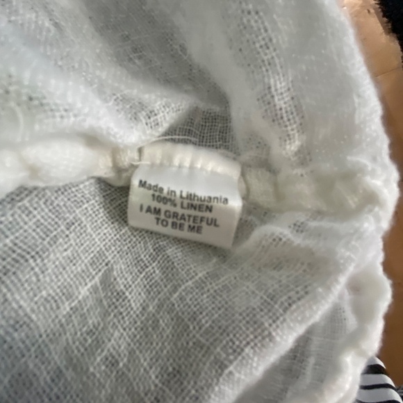 FLAX white linen tunic - Picture 6 of 6